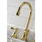 Kingston Brass KS2982BAL Heirloom Widespread Bathroom Faucet W/ Brass Pop-Up, Brass KS2982BAL - alternate 5